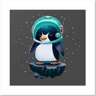 Space Penguin Posters and Art